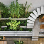 decoracion de jardín con estilo relajante